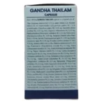 Side View-Gandha Taila Cap (10Caps) - Kerala Ayurveda