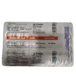 Back view-Sarpagandha Tablet (40Tabs) - Zandu Pharma