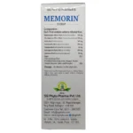 Side view-Memorin Syrup (200ml) - Phyto Marketing