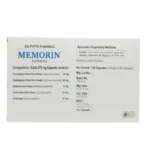 Back view-Memorin Capsule (30Caps) - Phyto Marketing