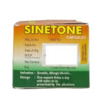 Side view-Sinetone Capsule (10Caps) - Shree Shakti