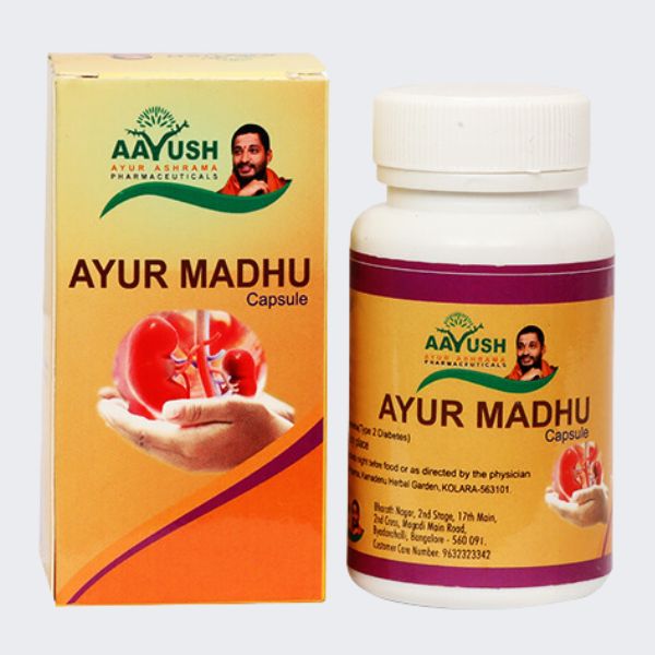 Ayur Madhu Cap (60Caps) Ayur Ashrama AyurCentral Online