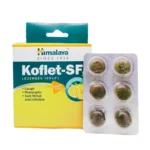 Front view-Koflet-Sf Lozenges (Orange Flavour ) (6Tabs) - Himalaya