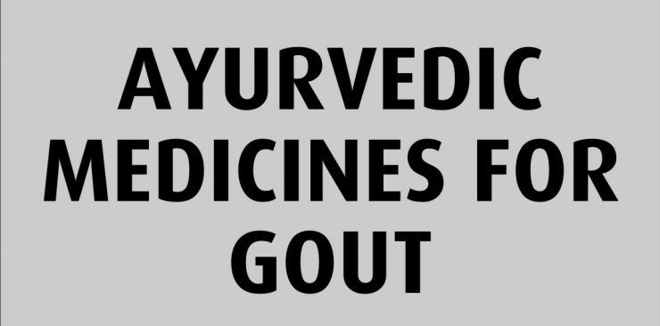 ayurvedic medicines for gout