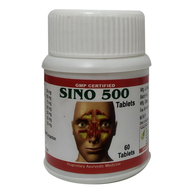 Sino-500 Tablet (60Tabs) - Bio Medilife - AyurCentral Online