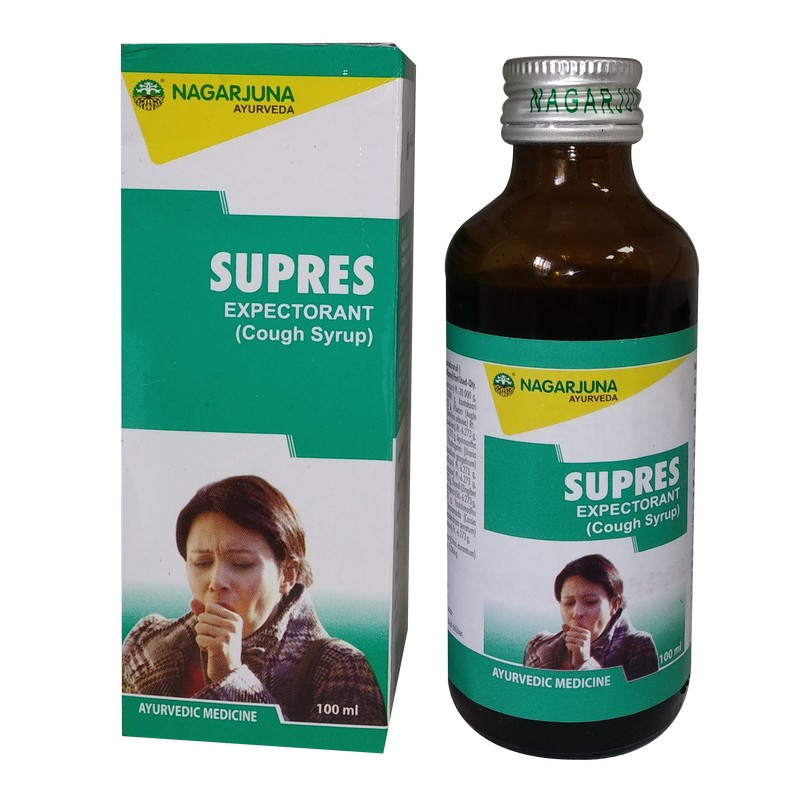 Nagarjuna Supres Cough Syrup 100ml Bottle of 100 ML